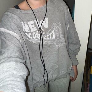 Black rope necklace with lobster clasp Whimsigoth grunge